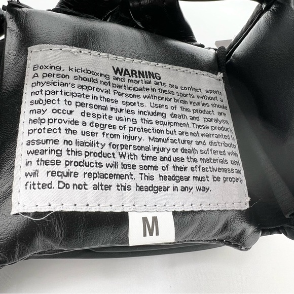 Ringside Competition-Like Boxing Headgear Without Cheeks BLK Adjustable NWT - Picture 7 of 8